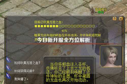 今日新开服全方位解析