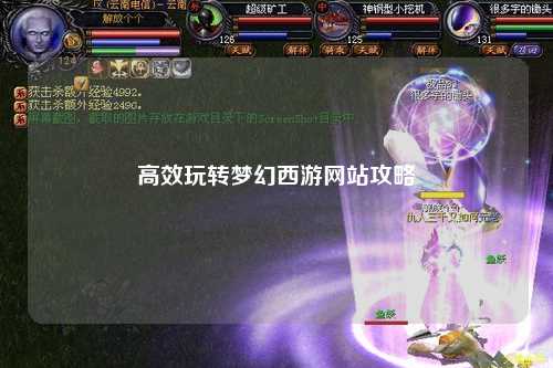 高效玩转梦幻西游网站攻略