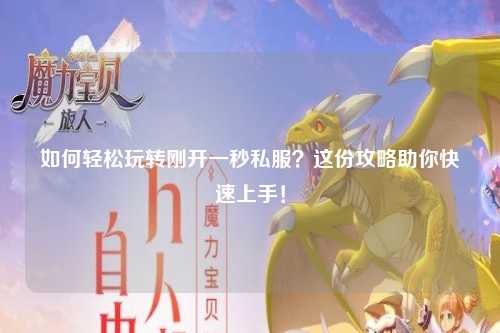 如何轻松玩转刚开一秒私服？这份攻略助你快速上手！